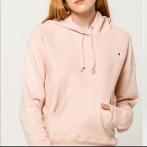 CHAMPION Reverse Weave Blush Hoodie S